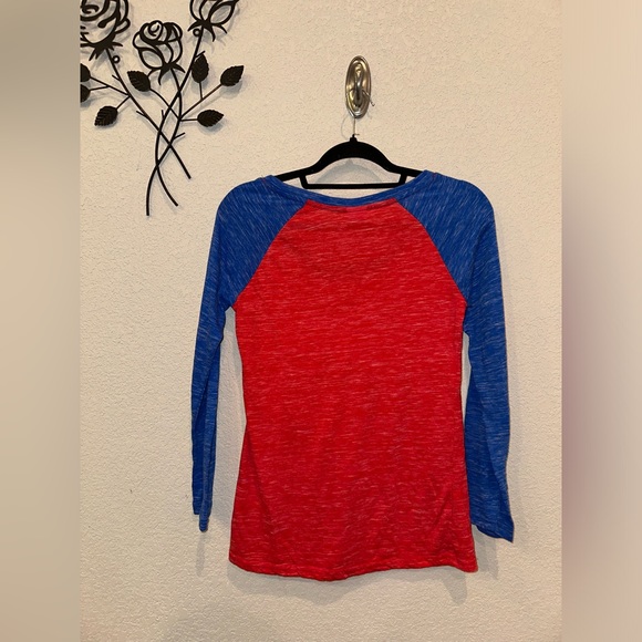 Creative Apparel University of Kansas Jayhawk Long Sleeve Tee Heathered Size M - Picture 7 of 7